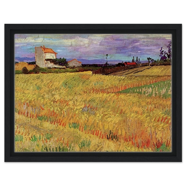 Vincent van Gogh  Wheat Field Framed Canvas