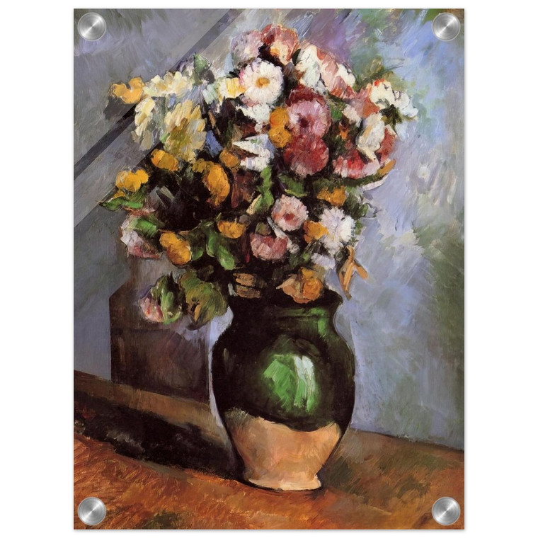 Paul Cezanne  Flowers in an Olive Jar Acrylic Print