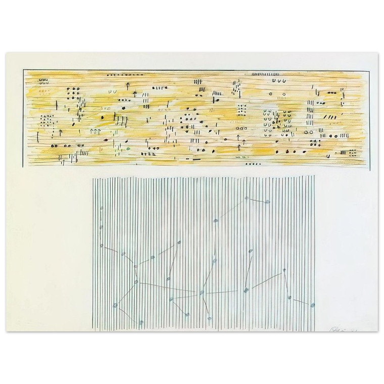 Gene Davis  Islam  1981 Aluminum Print