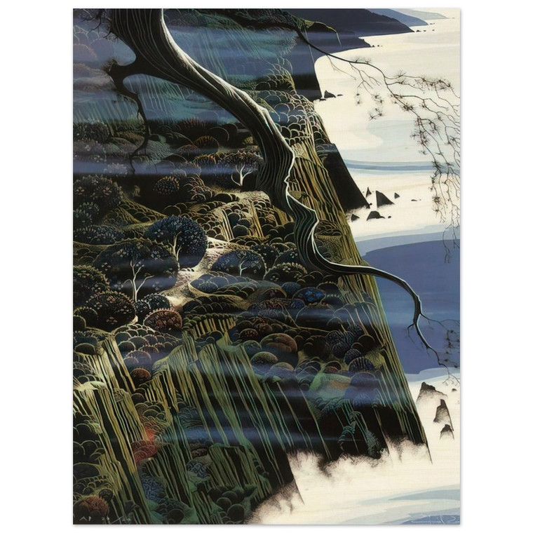 Eyvind Earle  From Out of the Sea Wood Print