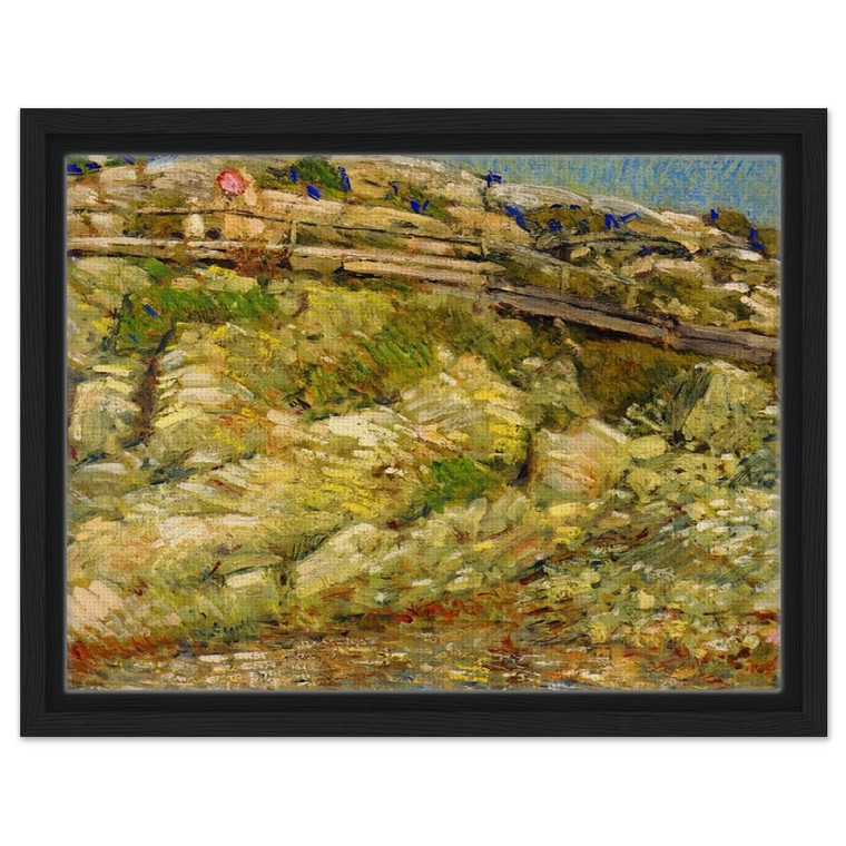 Childe Hassam  Walk Around the Island Framed Canvas