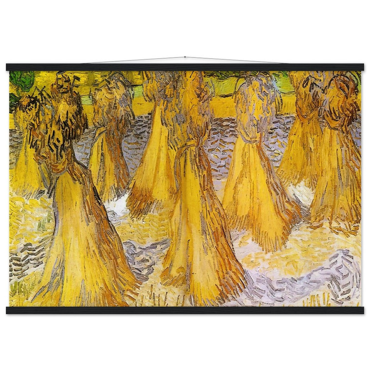 Vincent van Gogh  Sheaves of Wheat Museum-Quality Matte Paper Poster with Hanger