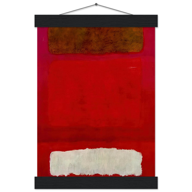 Mark Rothko No 16 Red White and Brown 1957 Matte Paper Poster with Hanger