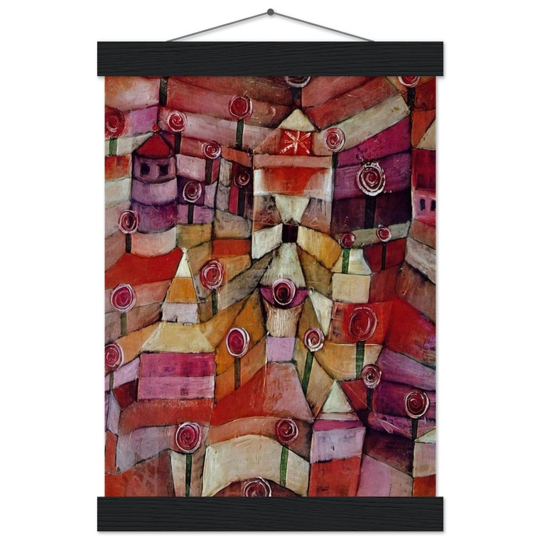 Paul Klee  ROSE GARDEN 1920 Museum-Quality Matte Paper Poster with Hanger
