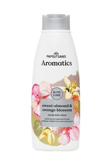 Гель для душа AROMATICS NUTRICARE «Сладкий миндаль и цветы апельсина» 600 мл