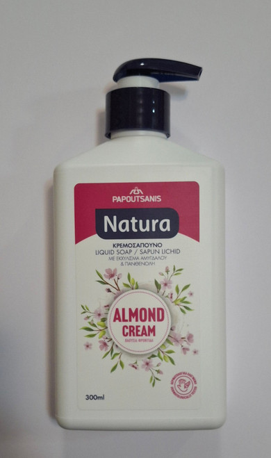 Жидкое мыло  с дозатором жидкого мыла ALMOND CREAM  300 мл