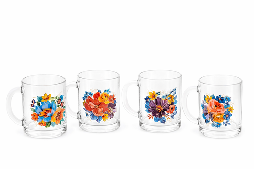 Кружка "Чайная" "Букеты" 320 мл