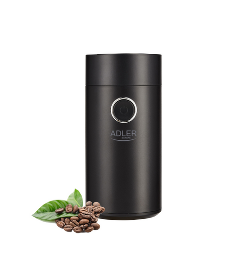 Кофемолка Adler AD 4446 черного и серебристого цвета
