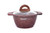 Кастрюля 1л со стекл. крышкой, АП линия «Granit ultra» (Red)