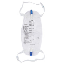 Urinary Leg Bag McKesson Anti-Reflux Valve Sterile 750 mL Vinyl Case of 48 - 4602 Urinary Leg Bag McKesson Anti-Reflux Valve Sterile 750 mL Vinyl Case of 48 - 4602