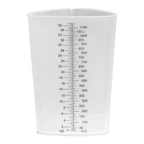 Graduated Beaker Plasti-Grad® Triangular Polypropylene 1,200 mL / Case of 200  - 320504 Graduated Beaker Plasti-Grad® Triangular Polypropylene 1,200 mL / Case of 200  - 320504