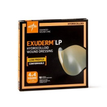 Exuderm LP Low-Profile Hydrocolloid Wound Dressing, 4" x 4" 10 / Box - MSC5100 Exuderm LP Low-Profile Hydrocolloid Wound Dressing, 4" x 4" 10 / Box - MSC5100