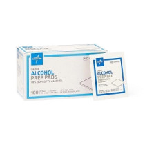 2-Ply Alcohol Prep Pads, Sterile, Size L, 1-3/4" x 3" - MDS090670 2-Ply Alcohol Prep Pads, Sterile, Size L, 1-3/4" x 3" - MDS090670