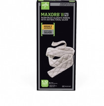 Maxorb II Silver Alginate Wound Dressing, 1" x 12", in Educational Packaging - MSC9912EP Maxorb II Silver Alginate Wound Dressing, 1" x 12", in Educational Packaging - MSC9912EP