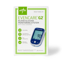 EVENCARE G2 Blood Glucose Monitoring Meter, Batteries, Carrying Case, User's Guide, and Log Book - MPH1540NV EVENCARE G2 Blood Glucose Monitoring Meter, Batteries, Carrying Case, User's Guide, and Log Book - MPH1540NV