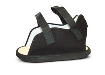 Medline Canvas Cast Boot with Rocker Sole and Hook-and-Loop Closures - 1 Each - ORT29100 Medline Canvas Cast Boot with Rocker Sole and Hook-and-Loop Closures - 1 Each - ORT29100