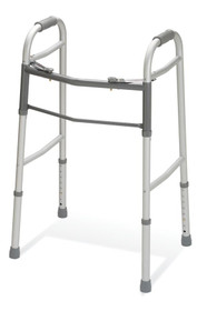 Medline Guardian Two-Button Adult Walker, Folding, Palm Release - 4 Each/Case - G30755P Medline Guardian Two-Button Adult Walker, Folding, Palm Release - 4 Each/Case - G30755P