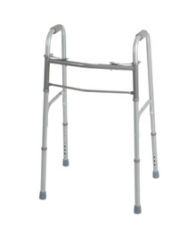 Medline Two-Button Adult Walker, Basic - 4 Each/Case - MDS864104B Medline Two-Button Adult Walker, Basic - 4 Each/Case - MDS864104B