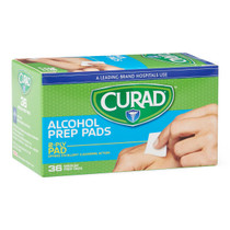 CURAD Medium 2-Ply Sterile Alcohol Prep Pad, 30/Each Case - CUR09073736R CURAD Medium 2-Ply Sterile Alcohol Prep Pad, 30/Each Case - CUR09073736R