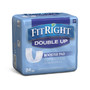 FitRight Double Up Thin Incontinence Booster Pads, 3.5" x 11.5" - MSC326015