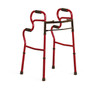 Medline 3-in-1 Stand Assist Walker with 2-Button Folding, Red - 2 Each/Case - MDS86410URR