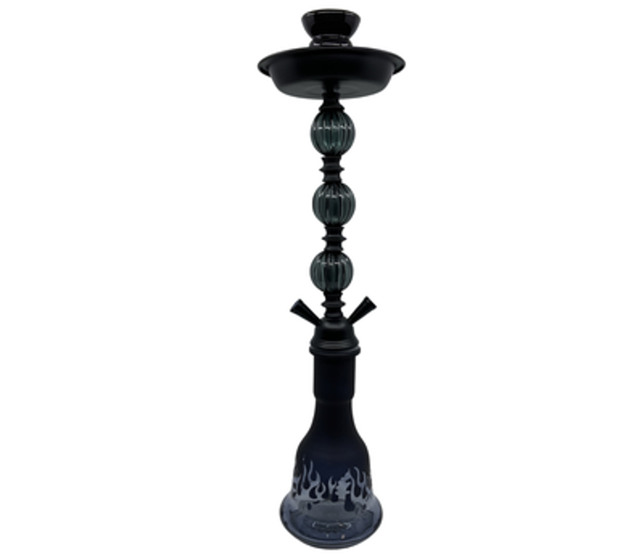 22.5 Two Hoses Hookah with Crystal Balls Perc