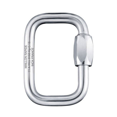 4mm square - Péguet - Maillon Rapide - galvanized
