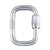5mm square - Péguet - Maillon Rapide - stainless steel