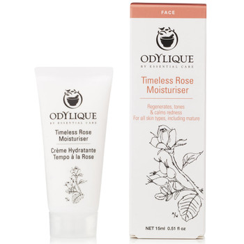 Odylique Timeless Rose Moisturizer er en naturlig fuktighetskrem som er perfekt for sensitiv hud og kan også være egnet for hud med rosacea. Den er laget for å passe til alle sensitive hudtyper inkludert kombinert, normal, tørr og moden hud. Dette er en lukseriøs dagkrem som er rik på antioksidanter og inneholder beroligende og gjenoppbyggende økologisk rose. Rose hjelper til med å roe ned rødhet samtidig som den stimulerer til hudens gjenoppbygging.