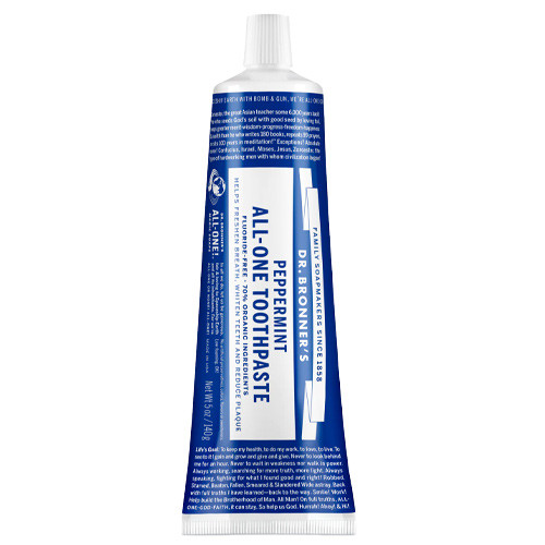 Dr. Bronner's Toothpaste Peppermint, 140 g