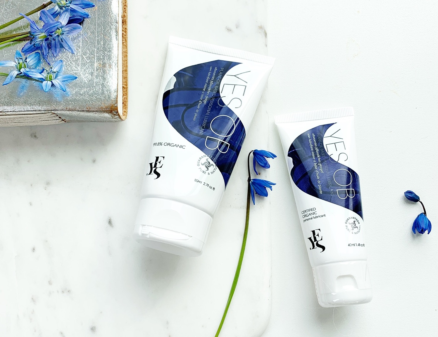 organic personal lubricants YES! Økologisk, oljebasert glidemiddel i butikken!
