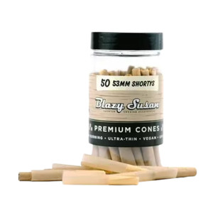 Blazy Susan Unbleached 53mm Shortys 50ct