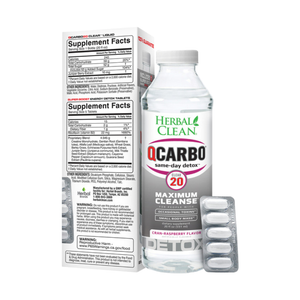 HERBAL CLEAN QCARBO CLEAR EXTREME STRENGTH W/ 5 SUPER BOOST TABLETS 20OZ