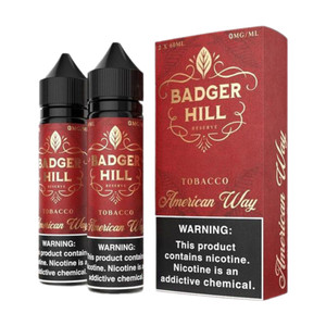 Badger Hill Reserve E-Liquid 120mL 2pk