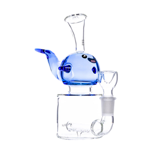 6.5" Hemper Blue Whale Water Pipe