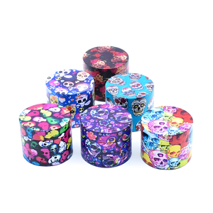 2" 4Pc Multi Skull Metal Grinder