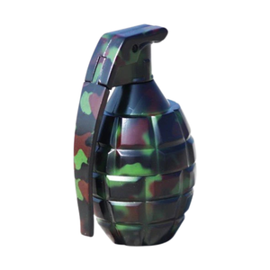 2" 2Pc Grenade Shaped Metallic Grinder
