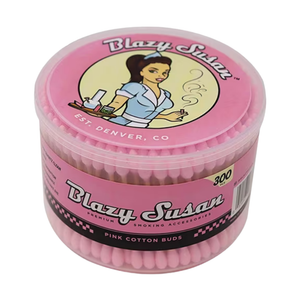 Blazy Susan Cotton Buds Pink 300ct/bx