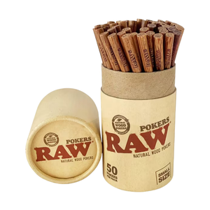 Raw Pokers Wooden Small 50ct