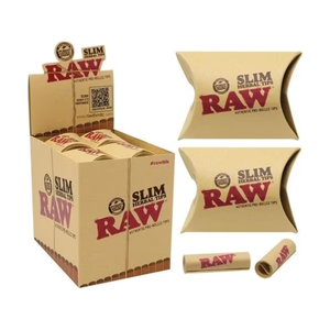 Raw Tips | Slim Herbal Pre Rolled Tips 21/Pk 20Pk/Bx