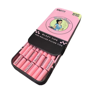 Blazy Susan Pink Pre Rolled Filter Tips 100Ct