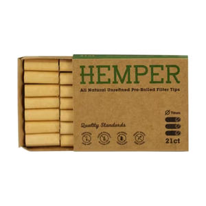 Hemper Pre-rolled Bullet Filter Tips 21Ct