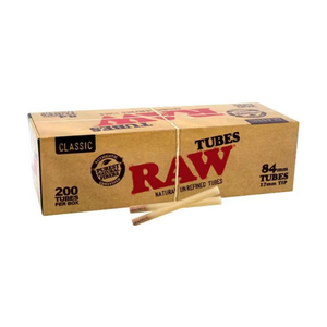 Raw Classic Tubes 200Ct 84Mm/17Mm Tip