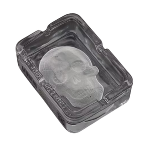 Smoke Zilla - Glow in the Dark Heavy Ashtray - Skull Design