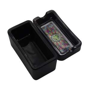 Smoke Zilla - Glass Ashtray With Stash Spot