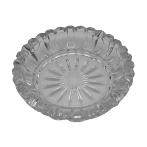 GLASS ASHTRAY - HEAVY CLASSIC DESIGN