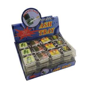 Portable Key Chain Ashtray - Marley Designs - 36ct Display