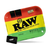 Raw Rasta Rolling Metal Tray Large