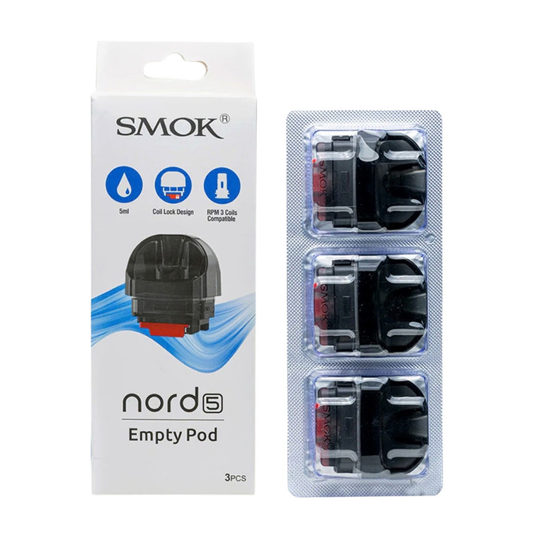 Smok Nord 5 Replacement Pods (Pack Of 3)