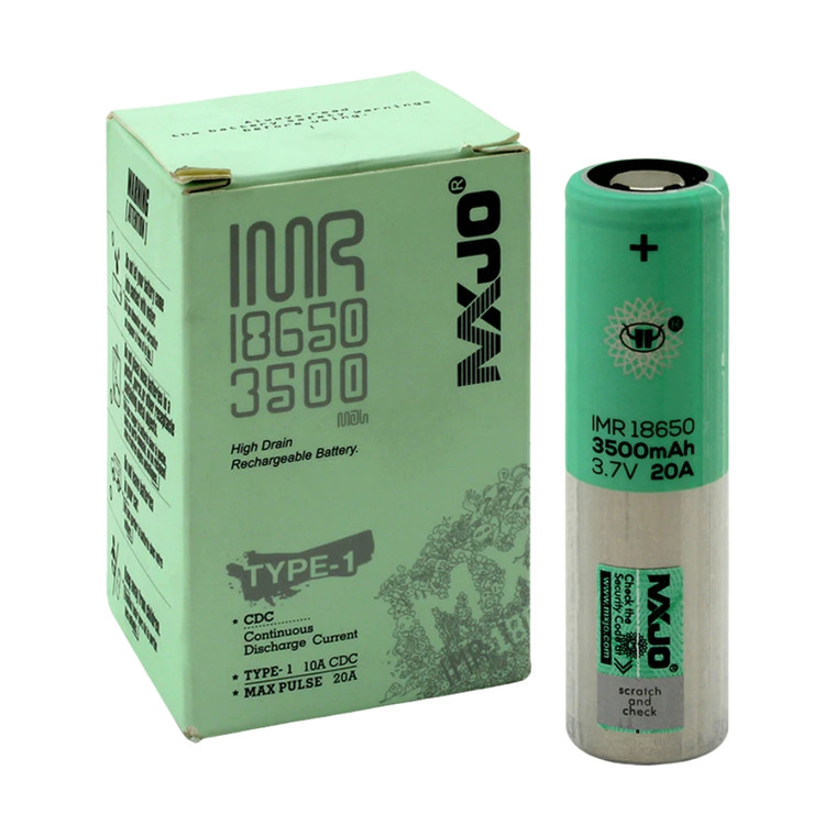 Mxjo 18650 Green Battery 4pk